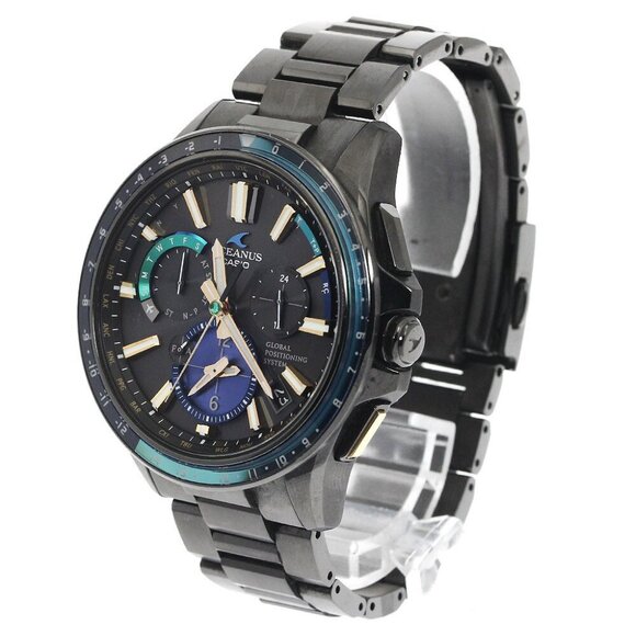 CASIO Oceanus OCW-G1100E-1AJF GPS hybrid Solar Powered Radio Men's Watch_889095 - Picture 3 of 7